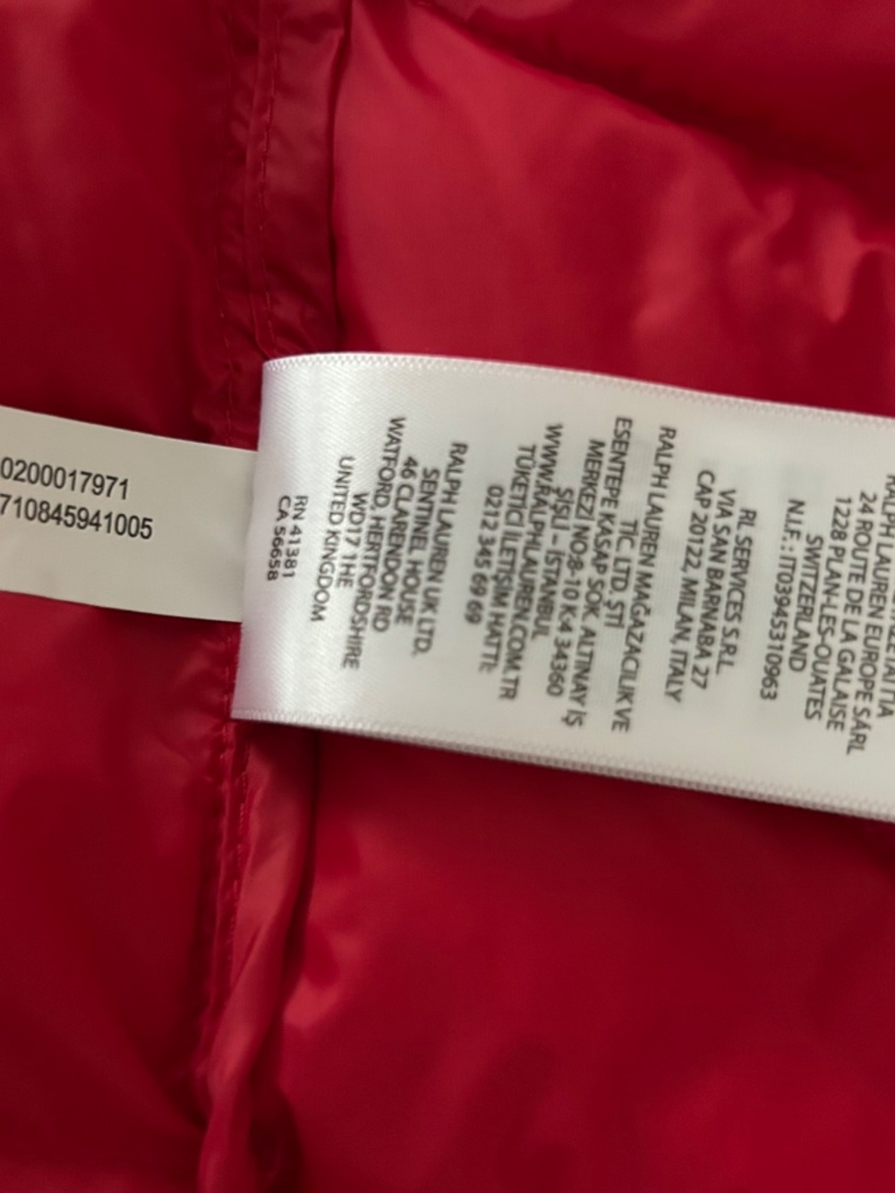 Polo Ralph Lauren "Terra" Insulated Puffer Vest in Red EUC size XXL - Picture 16 of 16